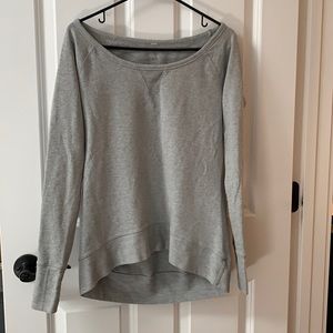 Lululemon gray sweatshirt with no hood